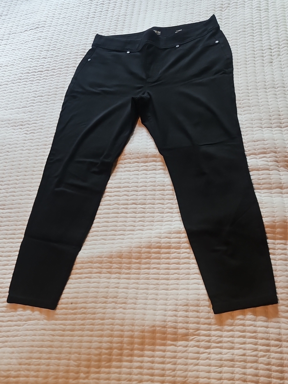 Ruff Hewn Women's Black Slim Stretch Chinos